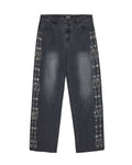 Vale Black Crystal Denim