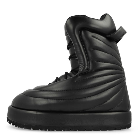 Neve Lunar Leather Black Boots