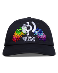 Bstroy Tears Rainbow Wreath Hat Navy