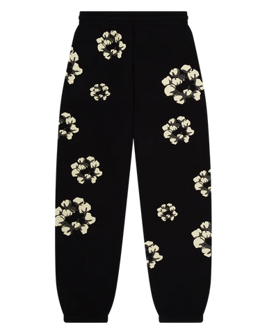 Cactus Tears Wreath Sweatpants Black