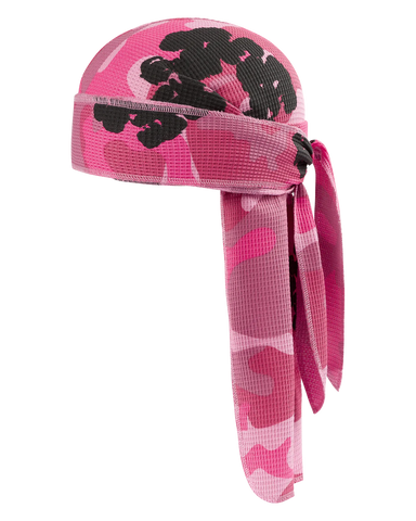 Pink Camo Cotton Wreath Durag