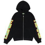 Denim Tears Spring Gardens Zip Hoodie Black