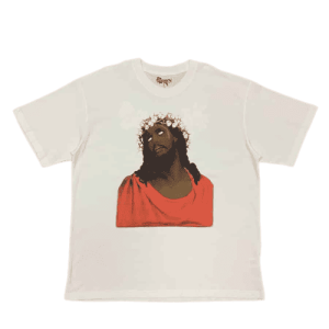 Denim Tears Black Jesus T shirt White