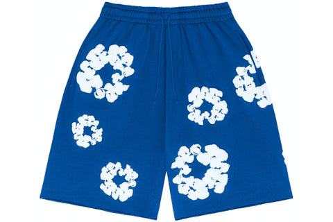 Denim Tears The Cotton Wreath Shorts Royal Blue