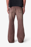 Distressed Iron Cross Denim (Brown)