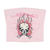 Pink Flame Booty Biker Set