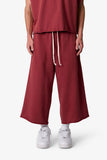 Extra Long Sweatshorts (Maroon)