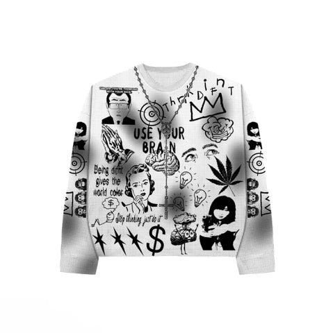 Thnkdifnt long sleeve White