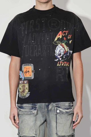 ACT OF LIVING RODEO WASHED TEE