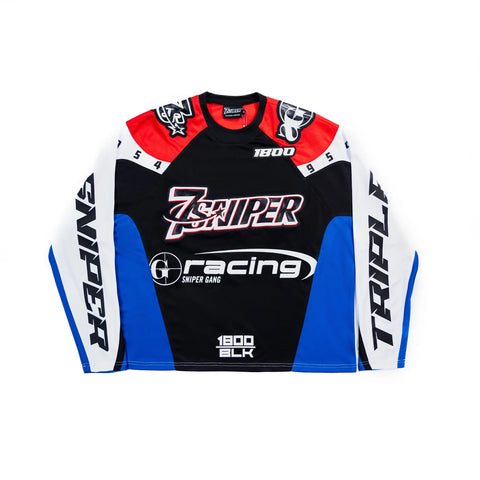 1800 RACING JERSEY (BLUE/RED)