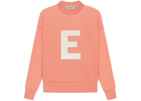 Fear of God Essentials Kids Crewneck Coral