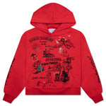 JUNGLES FIND TRUTH HOODIE - RED