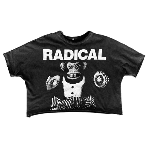 Billionaire Studios Radical Chimp Tee/9 Toes “Black” Reversible