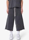 Extra Long Sweatshorts (Washed Black)