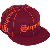 Piping Script New Era Fitted (Red)