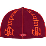 Piping Script New Era Fitted (Red)