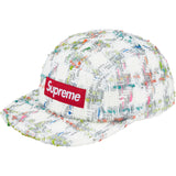 Metallic Boucle Camp Cap