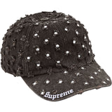 Hole Punch Rhinestone Denim 6-Panel