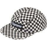 Washed Chino Twill Camp Cap (Checkerboard)