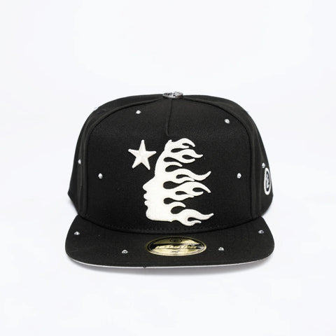 Starry Night Fitted Hat (Black)