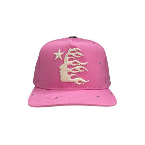 Hellstar Pink Rhinestone Snapback