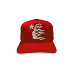 Hellstar Red Snapback (Rhinestones Logo)