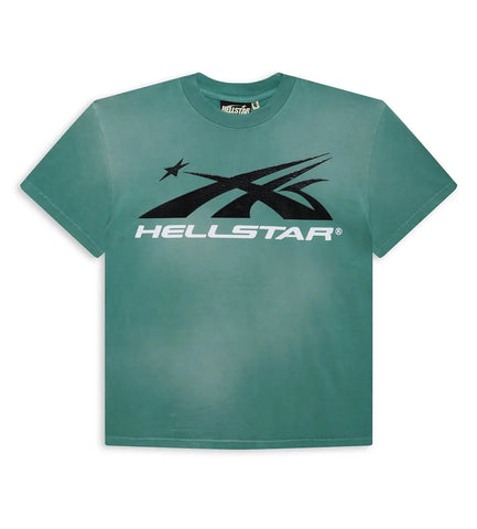 Hellstar Sport Logo Gel Tee Green