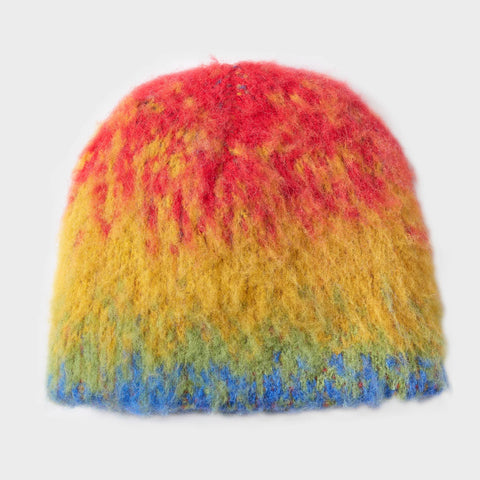 Happy Memories Mohair Rainbow Beanie