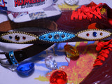 "RICH ASF" Studded Genuine Cow Leather (1 or 1)