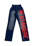 Vertabrae Sweats Navy & Red