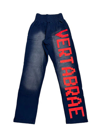 Vertabrae Sweats Navy & Red