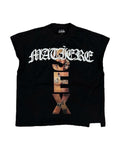 MADONNA CUTOFF T-SHIRT ‘BLACK’