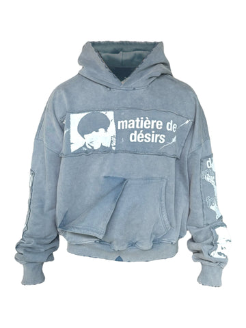 ENCORE HOODIE ‘WASHED BLUE’