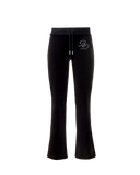 Womens Velour Sweatpants (Black)
