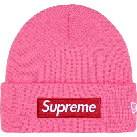 New Era Box Logo Beanie (Magenta)