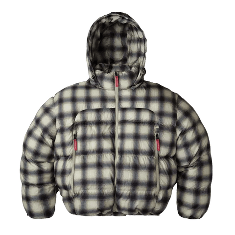 Raspberry Hills Plaid Puffer