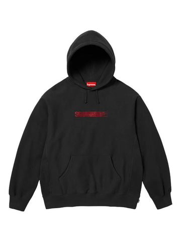 Swarovski Motion Logo Hoodie (Black/Red)