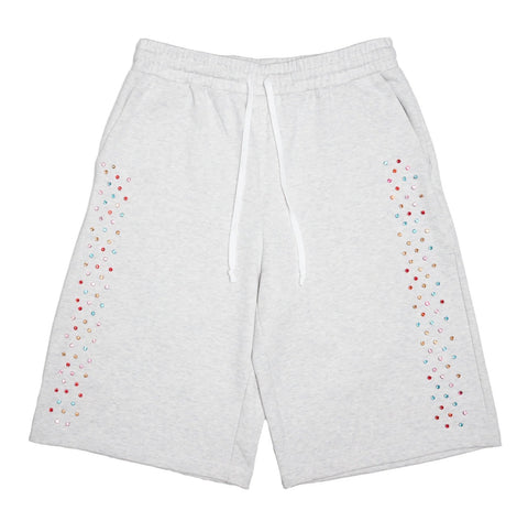 Crystal Cactus Sweat Shorts (Grey)