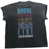 Satoshi Nakamoto "There Is Smoke" Cutoff Tee