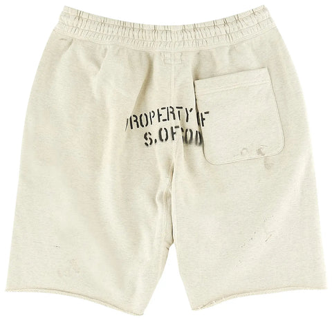 Saint Mxxxxxx X VLONE Sweat Shorts (White) – Token Miami Saint Mxxxxxx X VLONE Sweat Shorts (White) – Token Miami