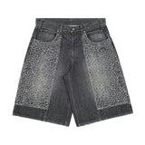 Denim Bermuda Black Short Pants