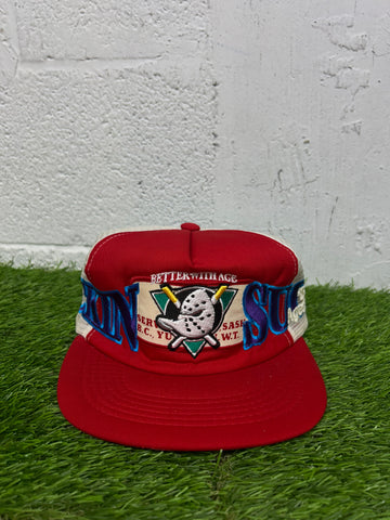FUCKIN SUCK SNAPBACK RED