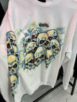 Ashtro Pile of Skulls L/S White