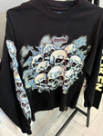 Ashtro Pile of Skull L/S Black