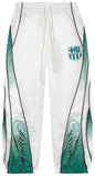 Action Track Pants (White/Green)