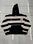 HMDD Navy Striped Zip Up