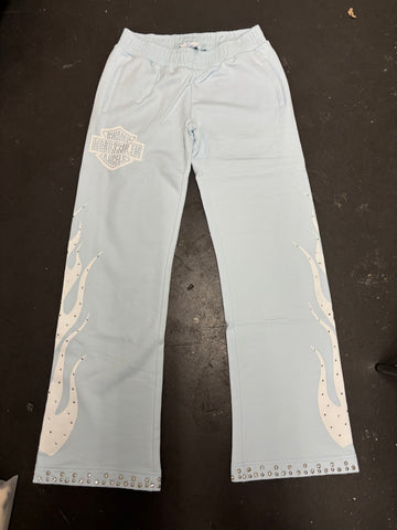 Women Chopper Sweatpants Blue