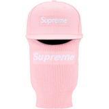 Box Logo New Era Fitted Hat + Balaclava (Light Pink)
