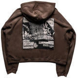 ERD Records Hoodie (Faded Brown)