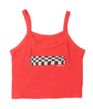 Chrome Matty Boy Tank (Red)